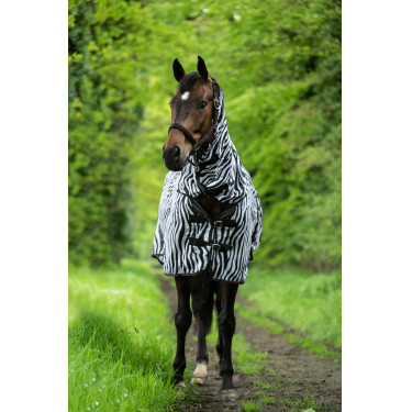 Zebra vliegen-deken en halsstuk HKM Zebra vliegen-deken en halsstuk HKM