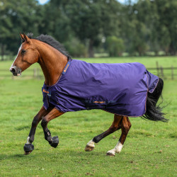 Bucas Therapy Turnout Light 50g deken Marine / oranje Blauw