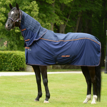 Bucas Therapy Cooler deken Marine / oranje Bucas Therapy Cooler deken Marine / oranje