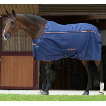 Bucas Therapy Cooler deken Marine / oranje Bucas Therapy Cooler deken Marine / oranje