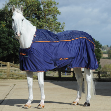 Bucas Therapy Cooler deken Marine / oranje Bucas Therapy Cooler deken Marine / oranje