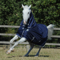 Bucas Freedom Turnout Full Neck 300g deken Marineblauw Bucas Freedom Turnout Full Neck 300g deken Marineblauw