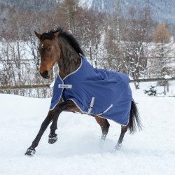 Bucas Freedom Turnout 150g deken Marine / zilver Blauw Bucas Freedom Turnout 150g deken Marine / zilver Blauw