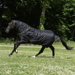 Nekstuk Bucas Irish Combi Neck Zwart / goud