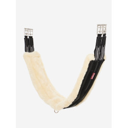 Anatomisch singel LeMieux gevoerd met schapenvacht Zwart / natuur