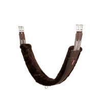 Anatomisch singel LeMieux gevoerd met schapenvacht Bruin / bruin