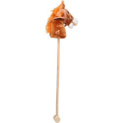 Hobby Horse op wieltjes met geluid Hennie 95 cm