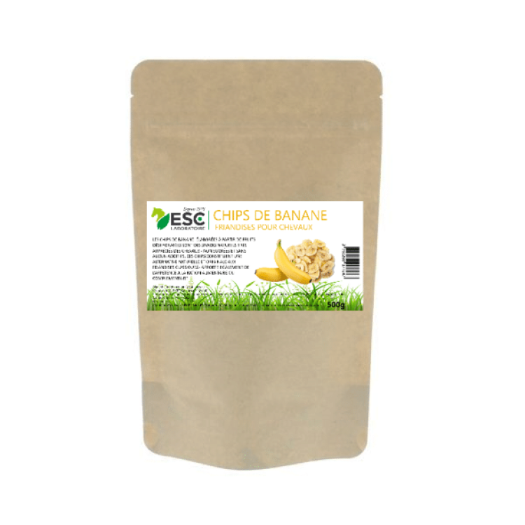 Bananenchips Paard ESC Laboratorium