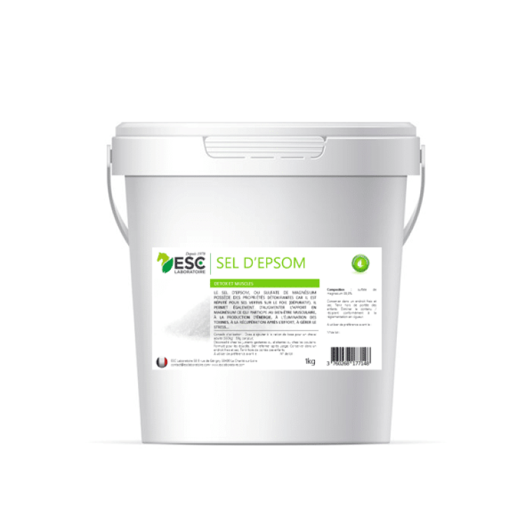 Epsomzout Magnesiumsulfaat Paard ESC Laboratorium