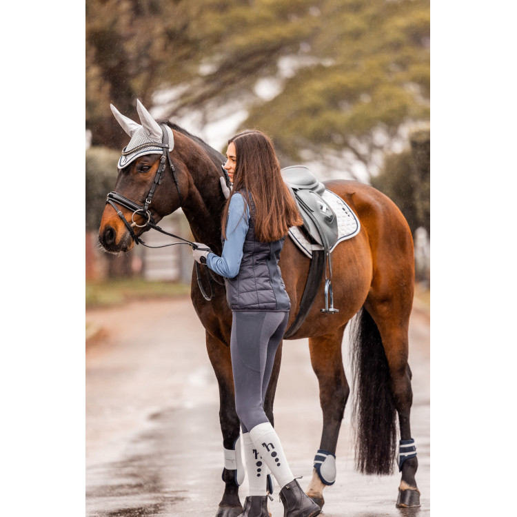 Paardrijbroek met volledige grip Ebba voor dames met mesh Horze Paardrijbroek met volledige grip Ebba voor dames met mesh Horze
