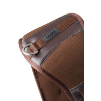 Neopreen dressuursingel Varna zonder elastiek Horze Kastanjebruin demitasse