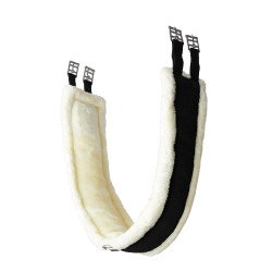 Kyiv singel van neopreen met niet-verwijderbare imitatiebont Horze Zwart Kyiv singel van neopreen met niet-verwijderbare imitatiebont Horze Zwart