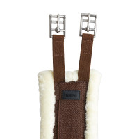 Kyiv singel van neopreen met niet-verwijderbare imitatiebont Horze Kastanjebruin demitasse