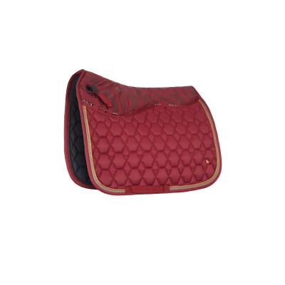Tapis de selle de dressage Kenya Horze Rouge foncé rhubarbe