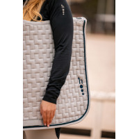 Almofada de sela de adestramento Wicklow Horze Grijs harbour mist Almofada de sela de adestramento Wicklow Horze Grijs harbour mist