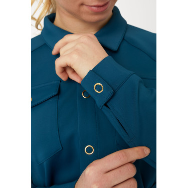 Alyssa damesoverhemd-jas Horze Legioenblauw Alyssa damesoverhemd-jas Horze Legioenblauw