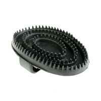 Rubber roskam, medium Zwart