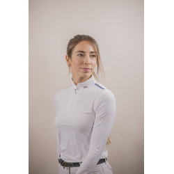 Wedstrijdpolo Pénélope Séville Mesh lange mouwen