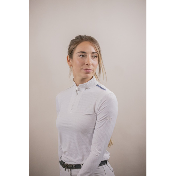 Wedstrijdpolo Pénélope Séville Mesh lange mouwen Wedstrijdpolo Pénélope Séville Mesh lange mouwen