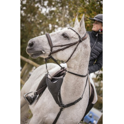 Martingaalriem Pénélope Bip Plain Elastisch Zwart