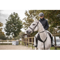 Martingaalriem Pénélope Bip Plain Elastisch Zwart Martingaalriem Pénélope Bip Plain Elastisch Zwart