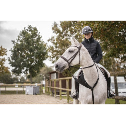 Martingaalriem Pénélope Bip Plain Elastisch Zwart