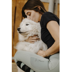 Pull-on Equithème Flora siliconen zitvlak Saliegroen