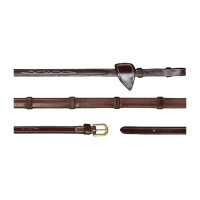 Rubberen Teugels 1/2 Met 7 Stops Dy'on D Collectie Bruin