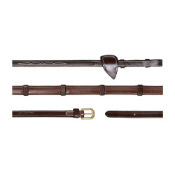 Rubberen Teugels 1/2 Met 7 Stops Dy'on D Collectie Bruin