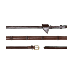 Rubberen Teugels 1/2 Met 7 Stops Dy'on D Collectie Bruin