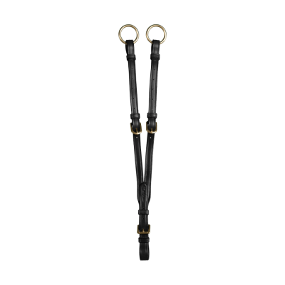 Martingaalvork met ringen Dy'on D Collection Zwart