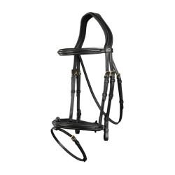 Bridon Combiné Neusriem Dy'on D Collection Zwart