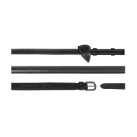 Rubberen Teugels 1/2 Dy'on Working Zwart Rubberen Teugels 1/2 Dy'on Working Zwart