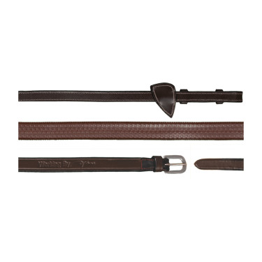 Rubberen Teugels 5/8 Dy'on Working Bruin Rubberen Teugels 5/8 Dy'on Working Bruin