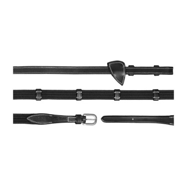 Teugels Stof 5/8 Met 9 Stops Dy'on Working Zwart