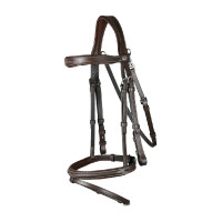 Hoofdstel Neusriem Gecombineerd Met Musketon Dy'on Working Bruin Hoofdstel Neusriem Gecombineerd Met Musketon Dy'on Working Bruin