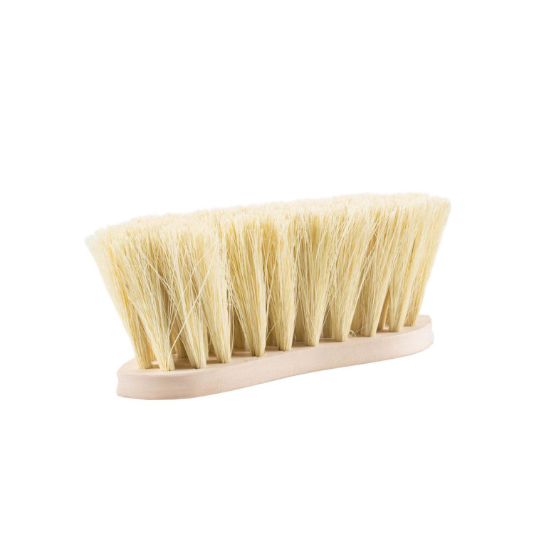 Horze harde borstel met houten rug en natuurlijke vezels, 8 cm
