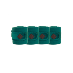 Polar Fleece Velvet Polo Bandages Kentucky Donkergroen Polar Fleece Velvet Polo Bandages Kentucky Donkergroen