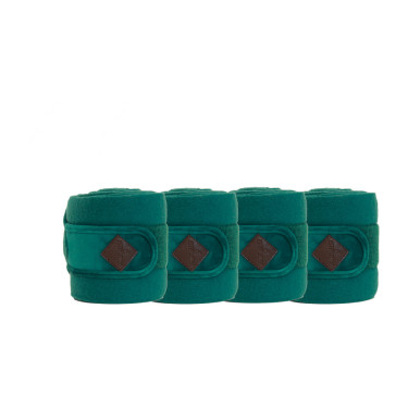 Polar Fleece Velvet Polo Bandages Kentucky Donkergroen Polar Fleece Velvet Polo Bandages Kentucky Donkergroen