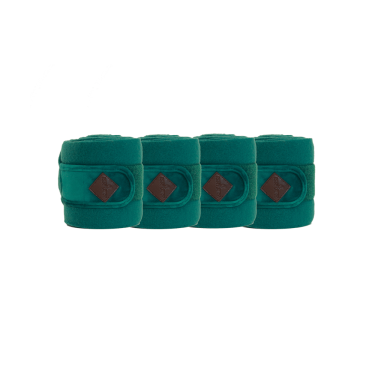 Polar Fleece Velvet Polo Bandages Kentucky Donkergroen Polar Fleece Velvet Polo Bandages Kentucky Donkergroen