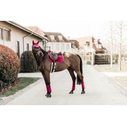 Polar Fleece Velvet Polo Bandages Kentucky Fuchsia Roze