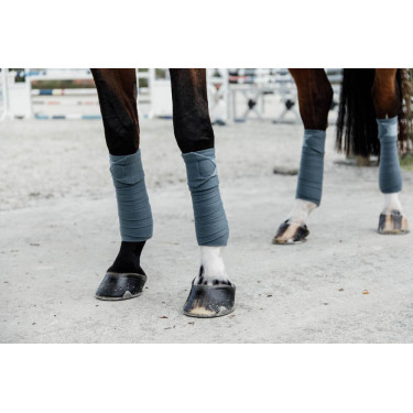 Polar Fleece Velvet Polo Bandages Kentucky Lichtblauw Polar Fleece Velvet Polo Bandages Kentucky Lichtblauw