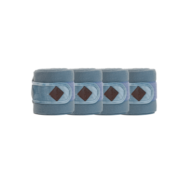 Polar Fleece Velvet Polo Bandages Kentucky Lichtblauw Polar Fleece Velvet Polo Bandages Kentucky Lichtblauw