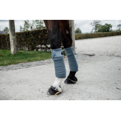 Polar Fleece Velvet Polo Bandages Kentucky Lichtblauw Polar Fleece Velvet Polo Bandages Kentucky Lichtblauw