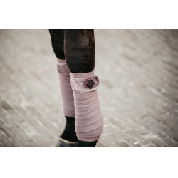 Polar Fleece Velvet Polo Bandages Kentucky Paars Roze