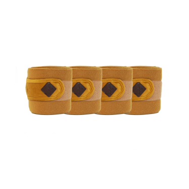 Polar Fleece Velvet Polo Bandages Kentucky Mosterdkleurig Geel