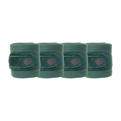 Polar Fleece Velvet Parels Kentucky Polobanden Donkergroen