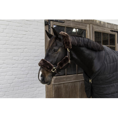 Schapenvacht hoes voor halster 4 stuks Kentucky Schapenvacht hoes voor halster 4 stuks Kentucky