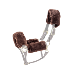 Schapenvacht hoes voor halster 4 stuks Kentucky Schapenvacht hoes voor halster 4 stuks Kentucky