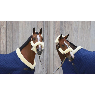 Schapenvacht hoes voor halster 4 stuks Kentucky Schapenvacht hoes voor halster 4 stuks Kentucky